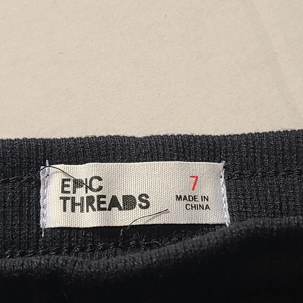 Epic Threads Cozy Black Kids Bottoms Size 7 NWT Pockets Fleece